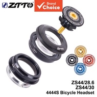 ZTTO Headset 4444S MTB Bicycle 44mm ZS44 1-1/8 28.6mm Straight Tube Fork Mountain Road Bike Frame Lo