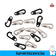 LUMINISCENCIA 2/4pcs D Carabiner MIni Aluminum Alloy Safety Travel Tools  EDC Gear Spring Clips