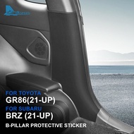 แผ่นกันกระแทกสำหรับรถยนต์ Subaru Brz Toyota 2021 2022แผ่นเตะประตูรถยนต์ป้องกันการที่ติดเบาะรถยนต์