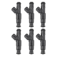 6 PCS Automobile Fuel Injector 650Cc for E36 E46 M50 M52 S50 M3 TURBO 60Lb 62Lb 65Lb EV1