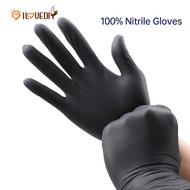 [Featured]Black Disposable Nitrile Gloves / Multifunction Powder Free Latex Free Food Grade PVC Gloves for Household Kitchen Cleaning Disposable Examination Gloves