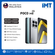 Poco M8 5G Smartphone | Qualcomm Snapdragon 6 Gen 3 | 6.77" AMOLED Display | Single Camera 50MP