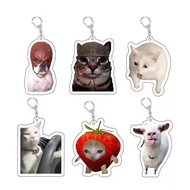 Funny animal meme keychain