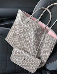 กระเป๋าผู้หญิงใหม่ GOyard2024Goya จำนวนจำกัดกระเป๋ากระเป๋าโททพิมพ์ลายตัวอักษร Y ความจุมากกระเป๋าสำหร