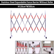 3M 6M Stainless Steel Expandable Fence Barrier  Safety Fence Barrier Telescopic Stroller Fence
