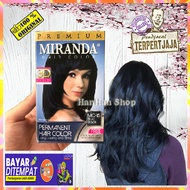 Miranda Hair Color MC-15 BLUE BLACK Pewarna Rambut Permanen Aman Original Pewarna Rambut Cerah Cat R