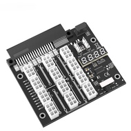 36+24Pin Server Power Supply to 12x 6Pin GPU Power Adapter Board Compatible with DELL Server PSU Gra