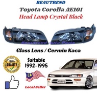 Toyota AE101 Head Lamp Crystal Diamond Black Headlight Headlamp Glass Lampu Besar Depan Kaca Year 19