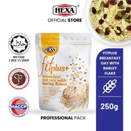 HEXA  FitPlus Breakfast Oat Mix With Barley Flakes 250gm