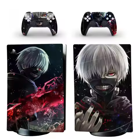 Anime Tokyo Ghoul PS5 Digital Skin Sticker Protector Decal Cover for Console & Controllers PS5 Skin 