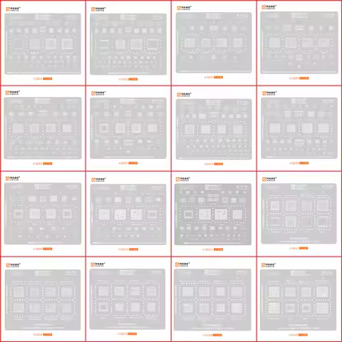 Amaoe BGA Reballing Stencil For Snapdragon 865 870 855 845 800 808 650 652 835 820 625 665 778G 775G