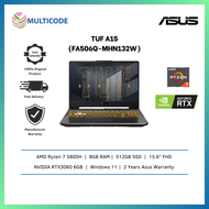 Asus Gaming Laptop TUF A15 FA506Q-MHN132W 15.6'' FHD 144Hz ( R7-5800H, 8GB, 512GB SSD, RTX3060 6GB, W11 )