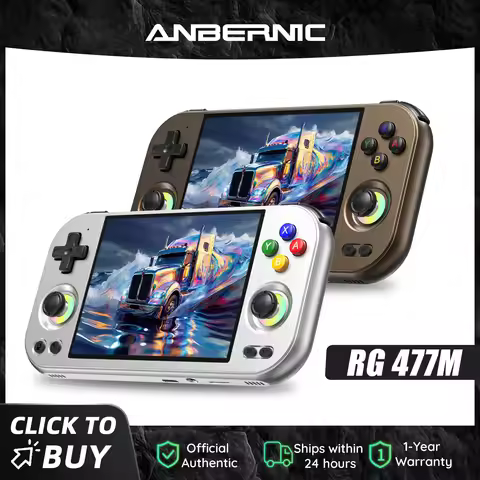 Anbernic RG 477M Retro Game Console Android 14 Dimensity 8300 Game Player 4.7-inch LTPS In-Cell Disp