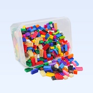 Creative Education Small Particles Compatible with Lego Building Blocks Kindergarten Board Toy Barrel Environmental Prot