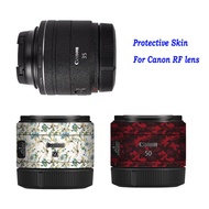 Camera Lens Sticker Skin For Canon RF50 F1.8 STM RF16 RF35mm RF35 RF24 RF 24-50 RF24-50mm RF18-45 Co