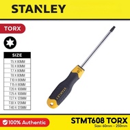 [ STANLEY ] (STMT608) TORX Cushion Grip Screwdriver (T5–T40) | Precision Torx Driver