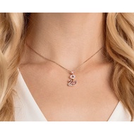 [520 Gift] Swan Necklace Swan Pendant Jewelry Clavicle Chain Imitation Crystal Swan Necklace