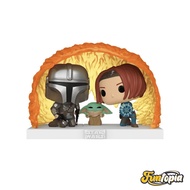 Funko POP! (80002)-Grogu Force Bubble (719)​ Deluxe: The Mandalorian