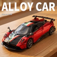 DL 1:32 Pagani Imola Metal Alloy Toys Car Model Diecast Vehicle For Boys Kids Simulation Sound Light