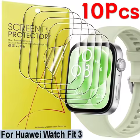 10/5/3/1Pcs for Huawei Watch Fit 3 Hydrogel Film HD Soft Anti-Scratch Screen Protective Film for Wat