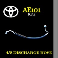 TOYOTA AE101 R134 OEM NEW 4/8 DISCHARGE HOSE (CAR AIRCOND PARTS) (COMPRESSOR-CONDENSER) HIGH PRESSUR