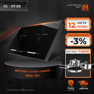 [DEAL BẾP TẶNG NỒI] Bếp từ đôi JUNGER NKD-22+ 4000W Tích hợp khóa phím an toàn Bảo Hành 36 Tháng