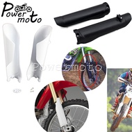 Black Motorcycle Front Fork Guides Fork Guards Cover Protector For XC-F SX SX-F EXC-F XC-W 125 150 2
