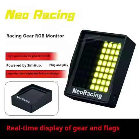 Simracing Game Dashboard Flag Signal Light Gear Display For Logtiech G29 G27 Thrustmaster T300 For S