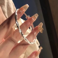 【Ship In 24H】銀 手鏈 999 純銀 Beacelet Women Women Bracelet Minimalist Bracelet 手鐲女韓版不掉色【1.6万人收藏】乌比莫斯手环纯银