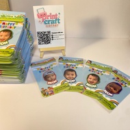 Face Cut-out with Name Ref Magnet