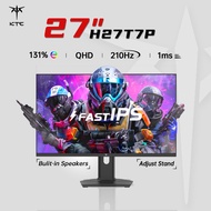 KTC 27" 2K WQHD 210Hz 1ms Fast IPS Adjust Stand 2560×1440 Gaming Monitor Adaptive-Sync Low Blue Ligh