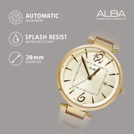 Alba Jam Tangan Wanita AH7R04 Quartz Stailess Steel Gold Watch