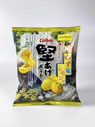6/25最新現貨~ calbee商品~ ~堅あげポテト 洋芋片 柚子鹽檸檬風味