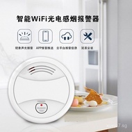 Tuya Graffiti Smoke Detector Smart Home APP Notification WiFi Smoke Detector English Smoke Alarm