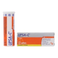 Upsa C 1000mg Vitamin C supplement effervescent tablets to increase resistance, tube of 10 tablets