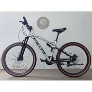 PHILLIPS Zero Full Suspension Mountain Bike | 27 Speed Disc Brake Full Sus Soft Tail MTB Bicycle