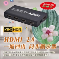 PC-143 High-standard Version 1 In 4 Out 4K @ 60Hz Super Professional HDMI Synchronous Display v2.0 A