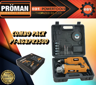 PROMAN COMBO PACK Angle Grinder and Impact Drill (PT-AG&amp;PR3500)~ODV POWERTOOLS