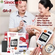 Sinocare GA-3 Glucometer Blood Glucose Test Strip Monitor Meter Diabetic Blood Sugar Test Kit