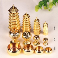 Shakyamuni Buddha's Bowl Medicine Buddha Pagoda Amitabha Statue Lotus Three Treasures Buddha Alloy D