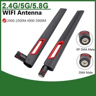 12dbi WIFI Antenna 2.4Ghz 5.8Ghz 50W SMA Male Universal Antena Amplifier WLAN Router Signal Booster 