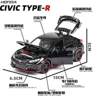 miniatur Diecast 1 32 1 32 mobil sedan Honda Civic type-R mainan anak