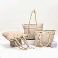 Women's Tote Bag | Puffy Bag Earth Tone Series | Women's Bags | Tote Bag | Puffy Bag | College bag |