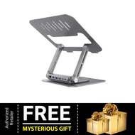 ADAM Elements Hub Stand Pro USB-C 6-in-1 Laptop / iP@d 360 Rotating Stand Hub