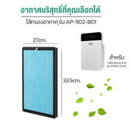 ( Promotion+++) คุ้มที่สุด Gmax ไส้กรอง เครื่องฟอกอากาศ รุ่น AP-902 รหัสสินค้า AP-902-B01 (ปี64) ราคาดี เครื่อง ฟอก อากาศ เครื่อง กรอง อากาศ เครื่อง ฟอก อากาศ แบบ พก พา เครื่อง ฟอก อากาศ ใน รถ