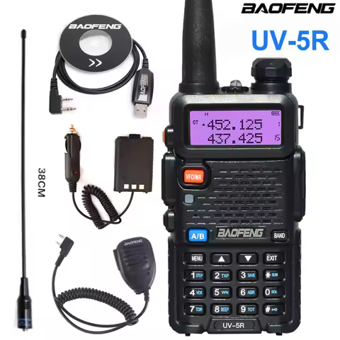 Baofeng UV 5R Walkie Talkie 5W 8W Portable Ham CB Radio Dual Band VHF UHF FM Transceiver Two Way Hun