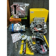COMBO KRISS110 SPEC 57/60/ 62MM 5 IN 1 BLOCK+HEAD+CAM+ CARBURETOR+ INTAKE BRAND RANDOM