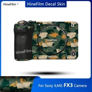 NIT Hinefilm Skin for Sony FX3 Camera Sticker SonyFX3 Wrap Cover for Sony ILME-FX3 Camera Skin FX 3 