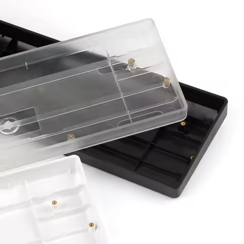 Plastic Case for 60% Mechanical Keyboard Plastic Shell Fits Most Mini Mechanical Keyboard GH60 A60 D