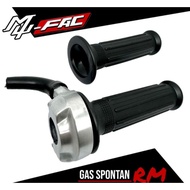 HITAM Spontaneous GAS RM MINI THAILAND SLONSONG MOTORCYCLE GAS HANDLE SLONSONG CONTAN GAS + 190CM BL